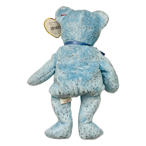 Ty Beanie Babies - Decade the Bear - Light Blue  💜 - Picture 8 of 10